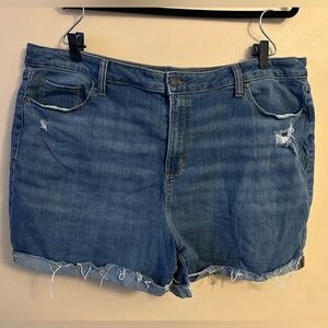Women's Blue Denim Shorts